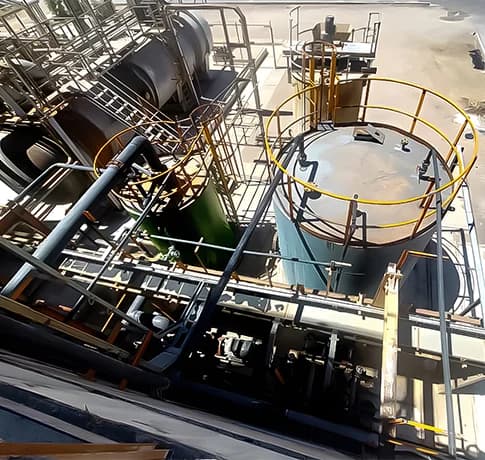 نصب سیستم اسکرابر در شرکت کیمیا داران کویر | کاهش آلایندگی هوا